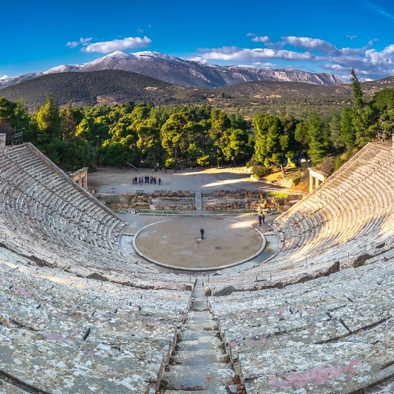 The ancient theatre at Epidaurus