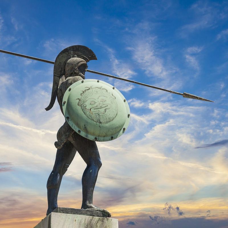Statue of Leonidas at Thermopylae