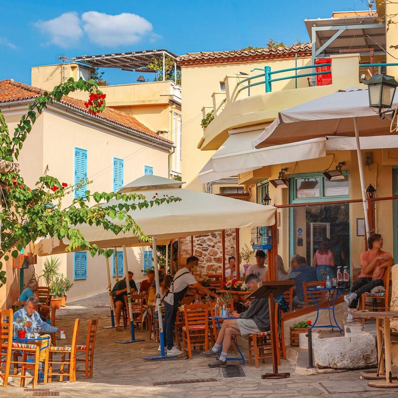 A café in Athens