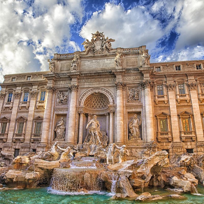 Rome Trevi Fountain