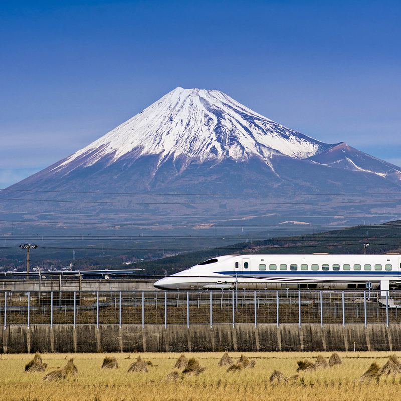 Mount Fuji Bullet Train