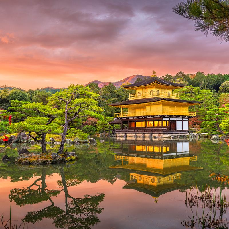 Kyoto Temple Of The Gold Pavillion
